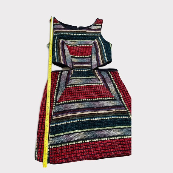 Brazilian Multi Color Sleeveless Dress with side cut outs Size M - Picture 11 of 14